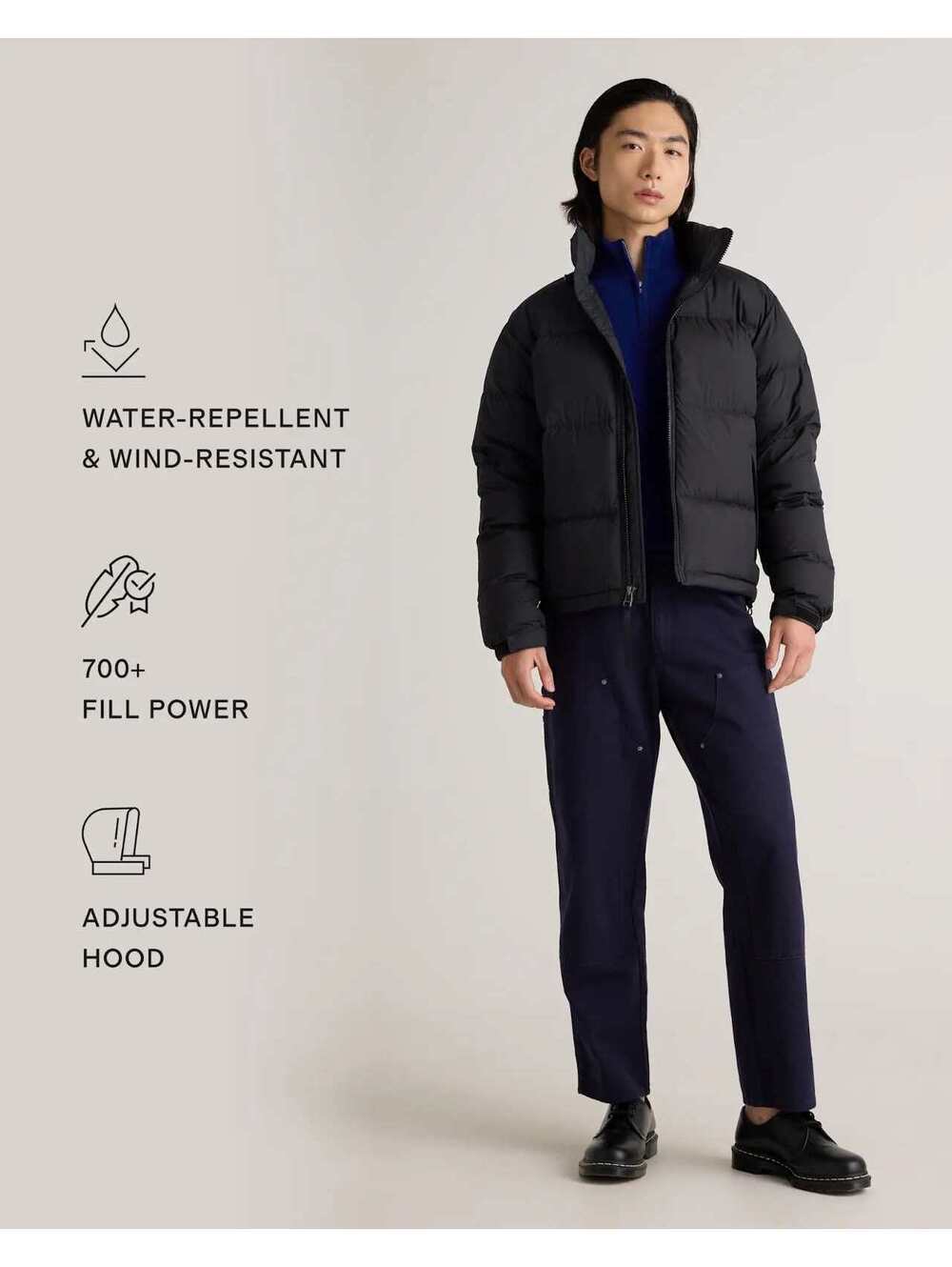 Quince Men's Size Large Responsible Down Puffer Jacket